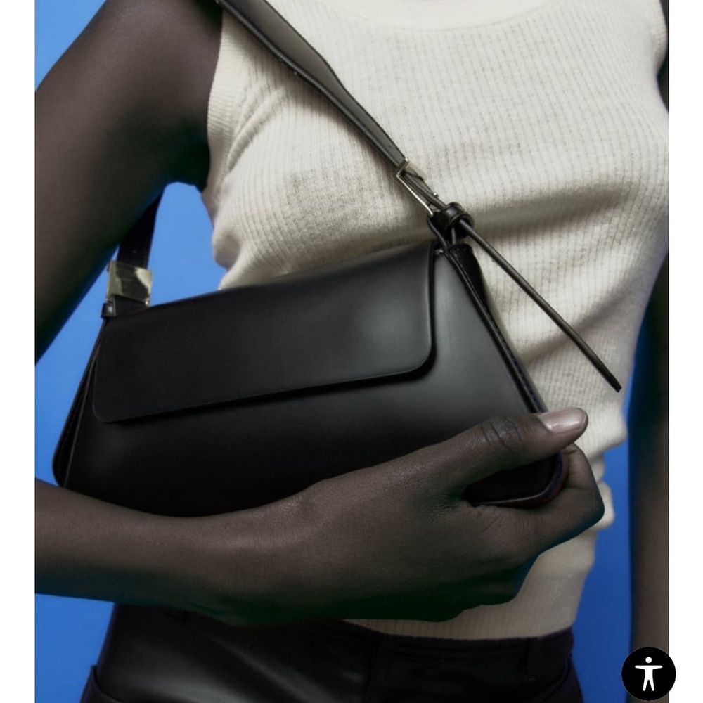 MINIMAL FLAP SHOULDER BAG *NWOT